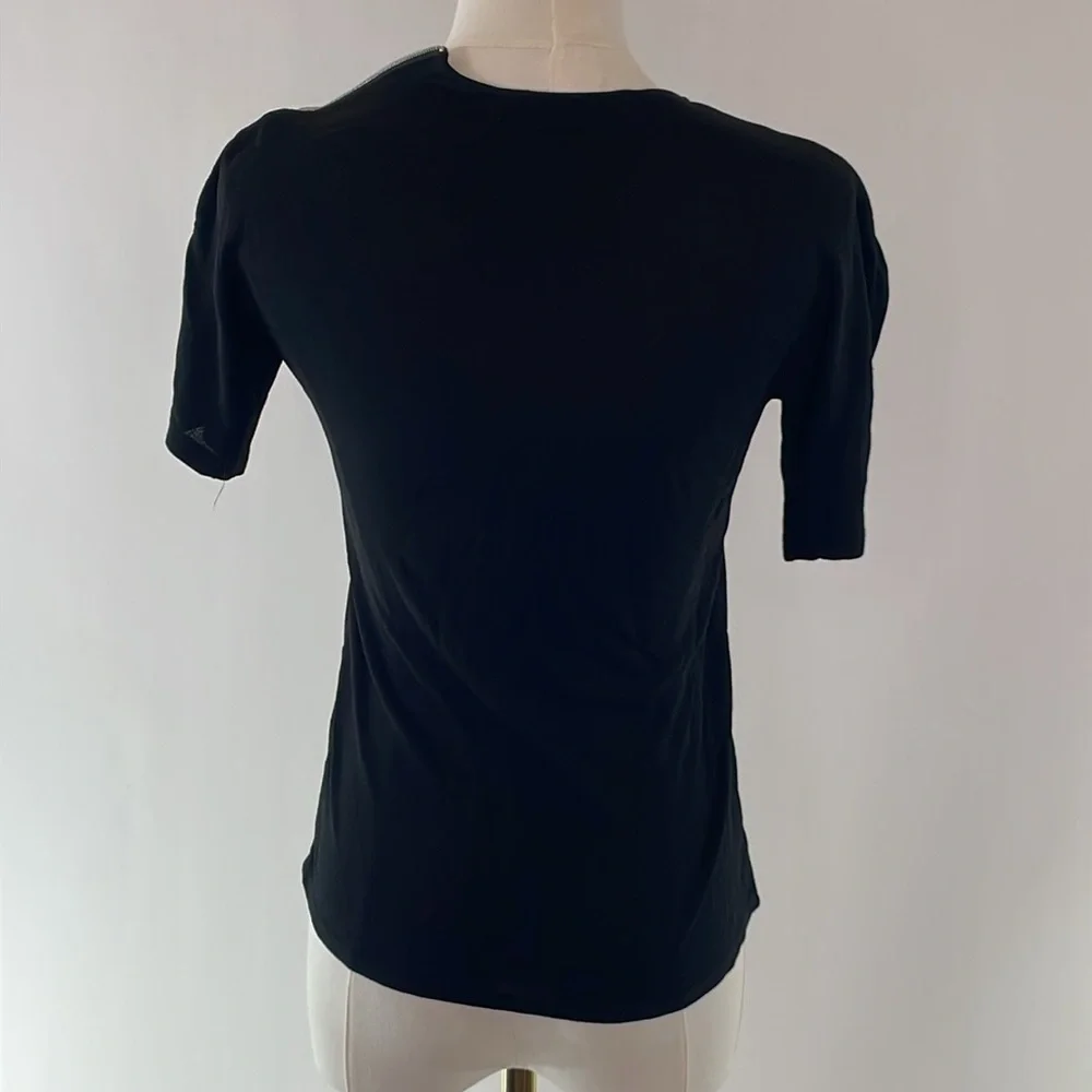 Tory Burch Colorblock Knit Top, 0